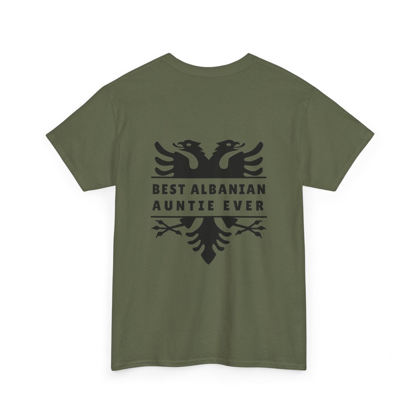 Best Albanian Auntie Ever – Unisex Heavy Cotton T-Shirt Gifts for Aunties | Family Reunion Favorite | Bold Albanian Pride Apparel