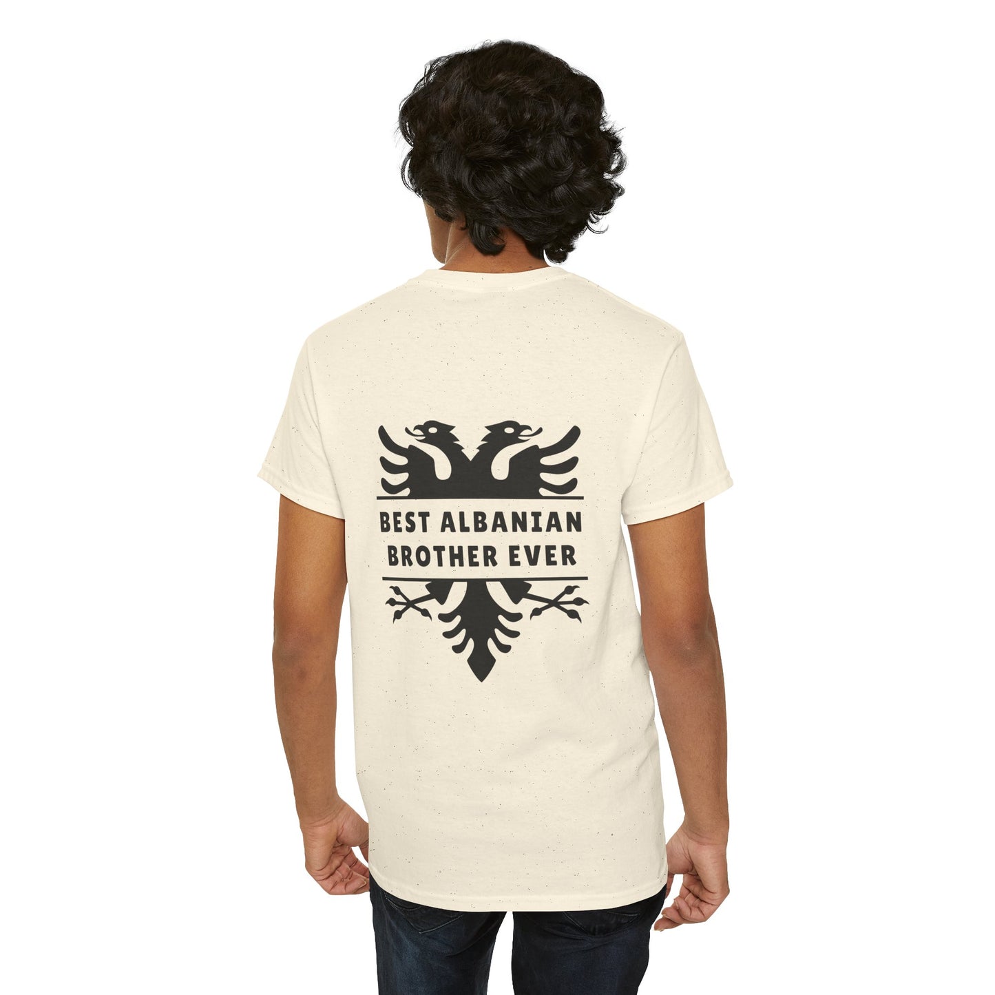 Best Albanian Brother Ever – Unisex Cotton T-Shirt Albanian Pride Tee | Sibling Gift | Bold, Comfortable, and Full of Heart