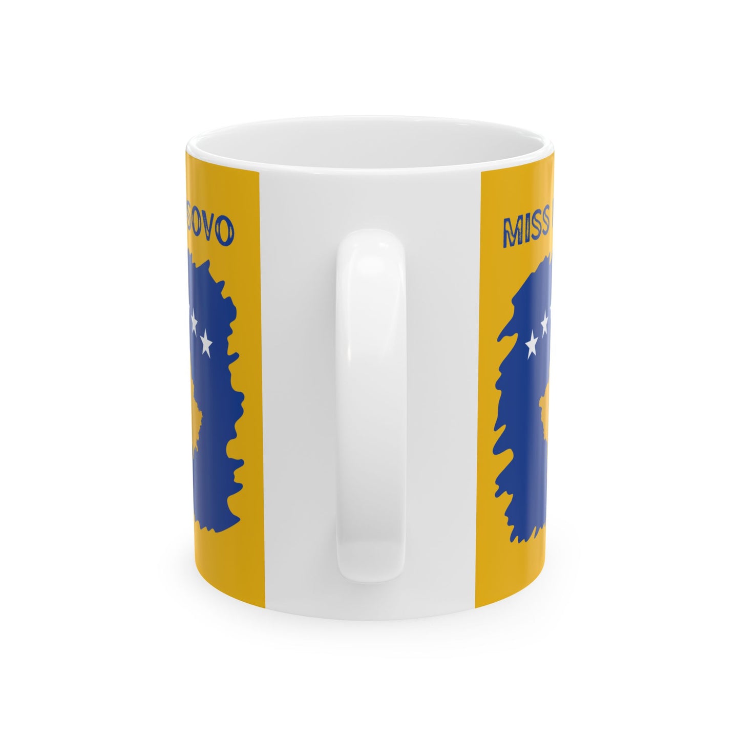 Miss Kosovo Flag Ceramic Mug – Unique 11oz Coffee Cup for Patriots | Perfect Holiday Gift & Home Decor