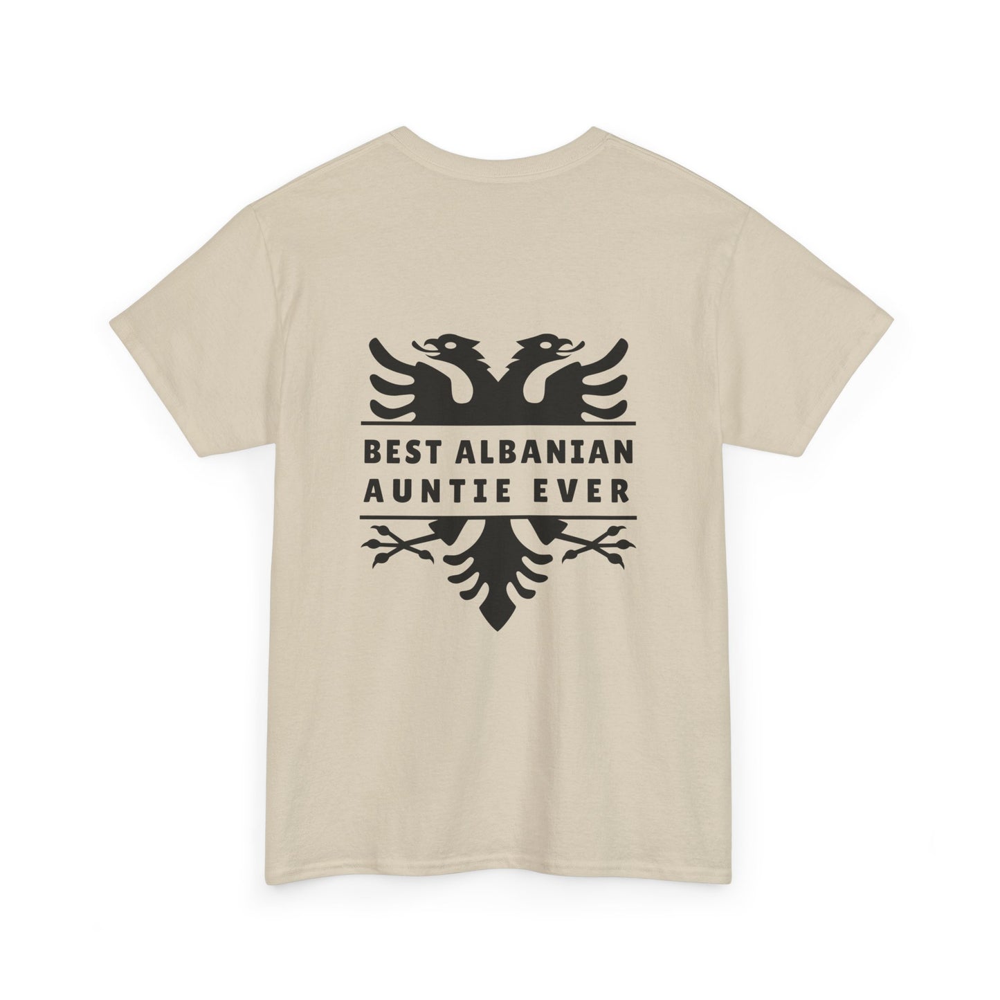 Best Albanian Auntie Ever – Unisex Heavy Cotton T-Shirt Gifts for Aunties | Family Reunion Favorite | Bold Albanian Pride Apparel