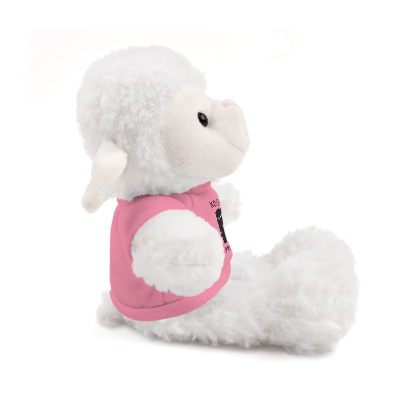 Kosovo Prince | 8" Plush Sheep with Personalized Tee – Soft & Gentle Gift for Boys & Toddlers