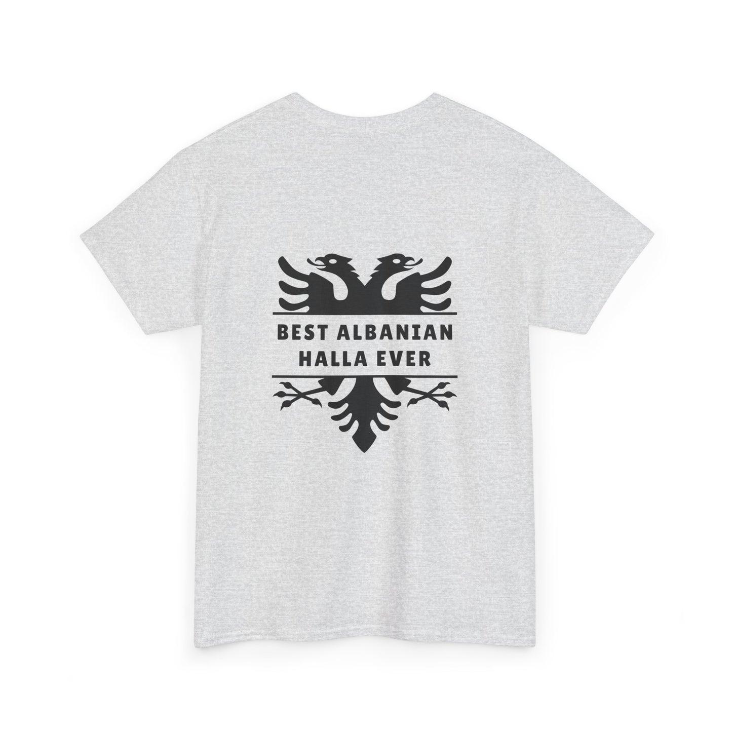 Best Albanian Halla Heavy Cotton T-Shirt Bold Family Pride | Albanian Auntie Gift | Comfortable Everyday Apparel