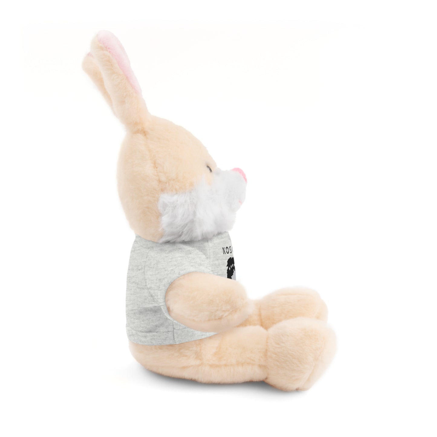 Kosovo Princess | 8" Plush Bunny with Personalized Tee – Cute Stuffed Animal Gift for Kids & Toddlers