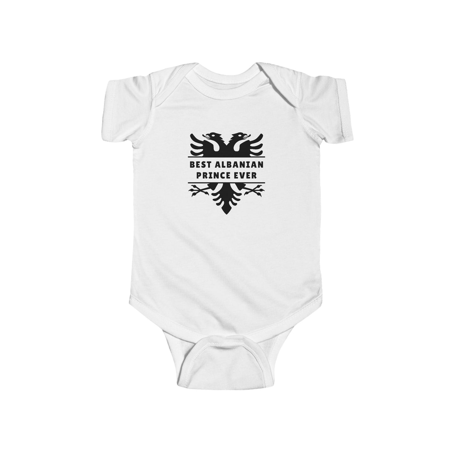 Best Albanian Prince Ever Infant Bodysuit | Baby Boy Outfit – Cultural Baby Gift for Showers & Newborns