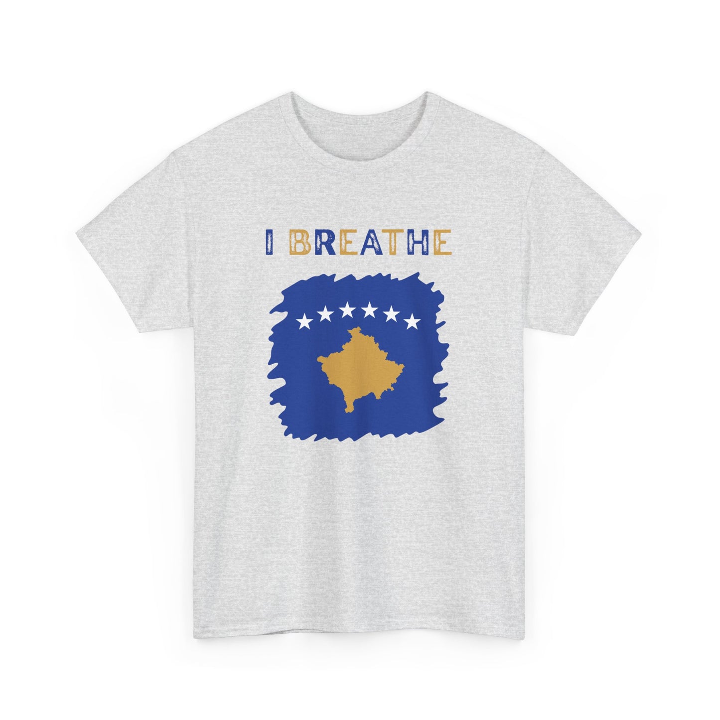 I Breathe Kosovo – Unisex Heavy Cotton Pride T-Shirt | Bold Graphic Statement Tee