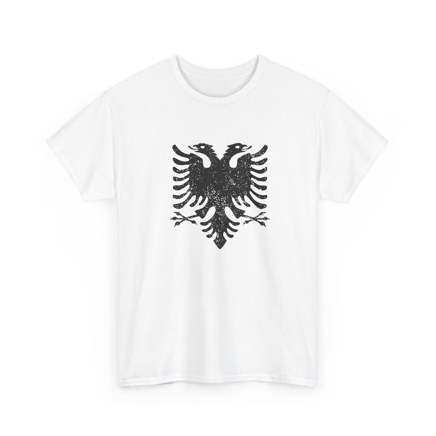 Distressed Albanian Eagle Tee – Unisex Graphic T-Shirt | Bold Heritage Wear for Everyday Pride, Travel & Celebration