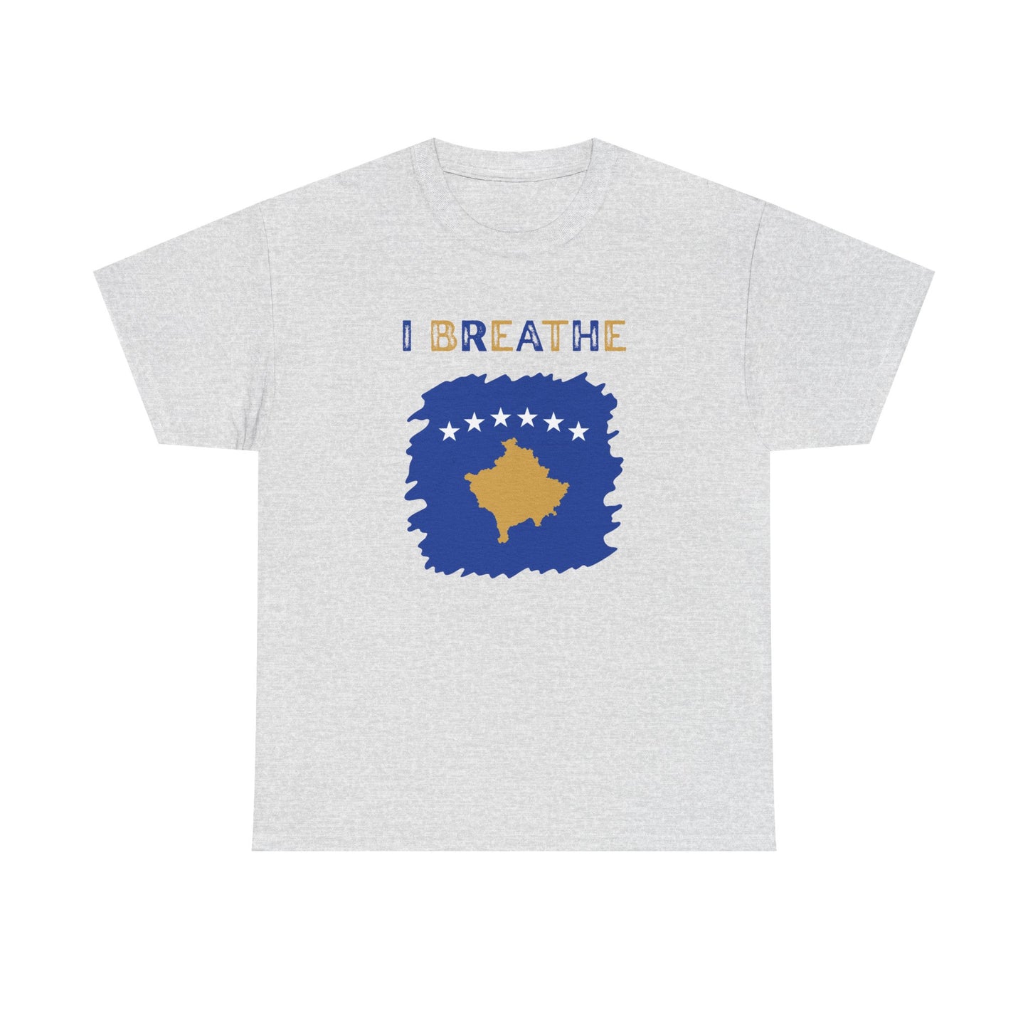 I Breathe Kosovo – Unisex Heavy Cotton Pride T-Shirt | Bold Graphic Statement Tee