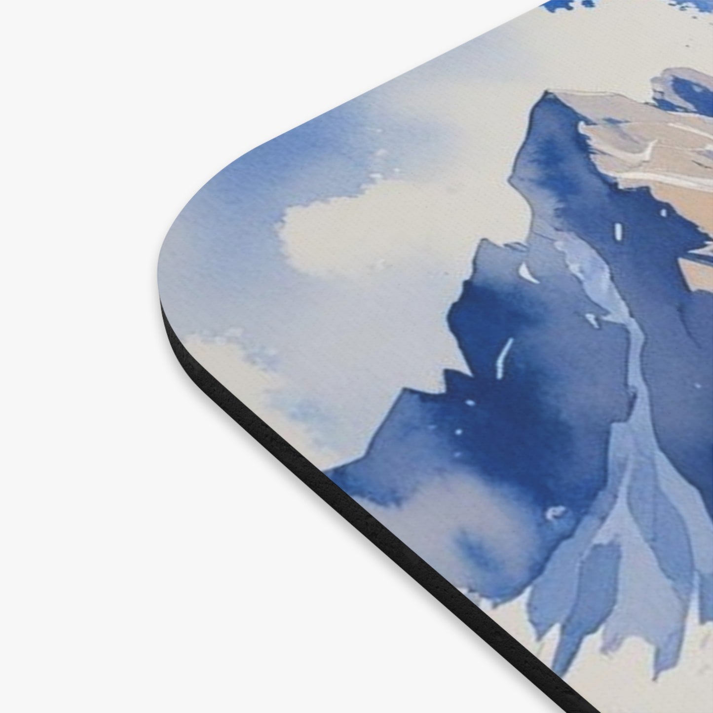 Mountain Albanian Girl Art Mouse Pad Boho Desk Mat | Nature-Inspired Office Decor | Unique Gift for Her