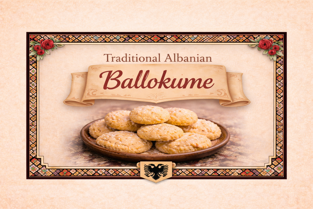 Traditional Albanian Ballokume Recipe Authentic Corn Flour Cookies Elbasan Style