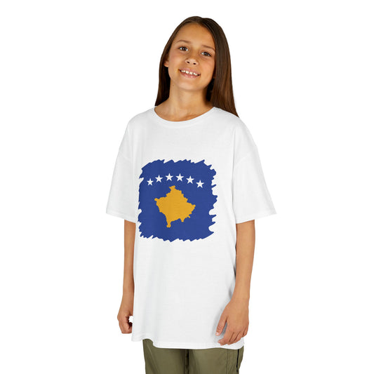 Kosovo Pride Kids Tee – Unisex Cotton T-Shirt for Everyday Fun, Birthdays & Celebrations