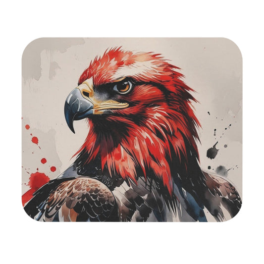 Albanian Eagle Mouse Pad – Red & Black Edition (9" x 8") Bold Desk Accessory | Patriotic Office Decor | Gift for Proud Albanians