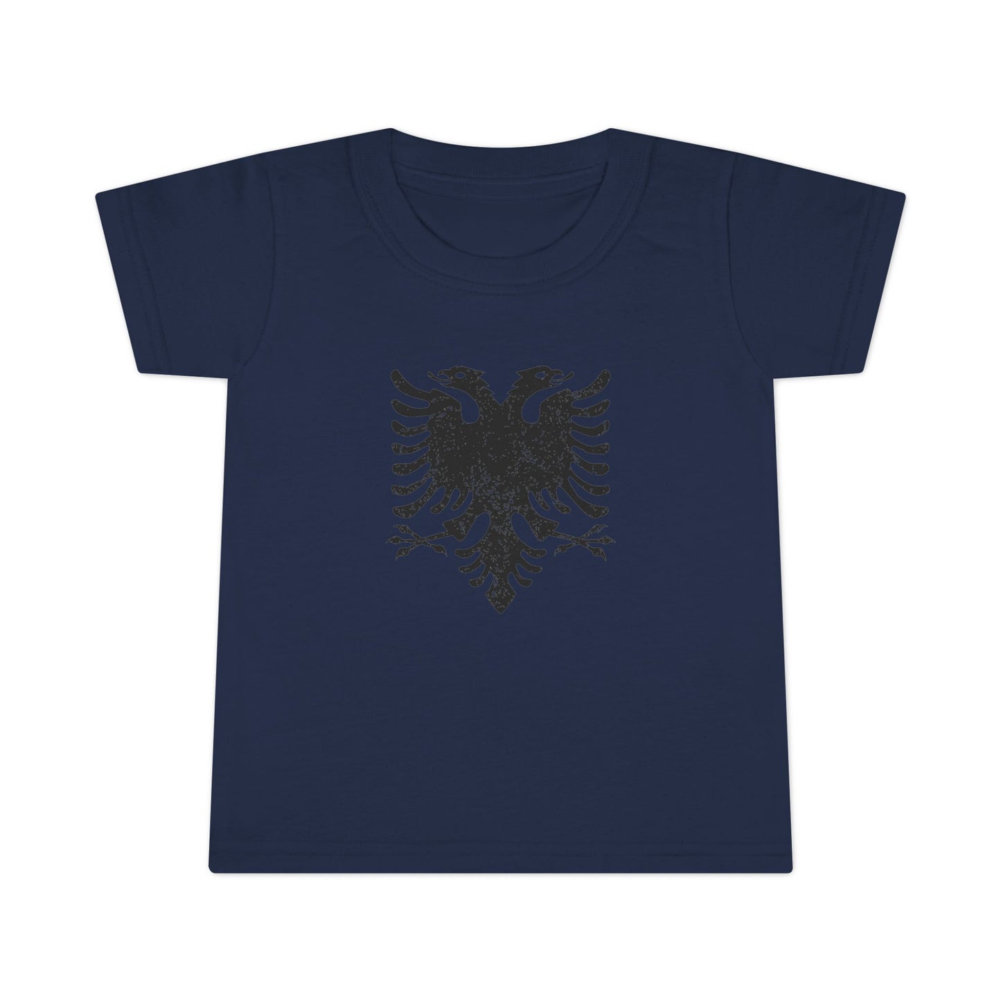 Toddler Black Eagle T-Shirt – Albanian Heritage Tee | Soft Cotton Graphic Shirt for Proud Little Ones