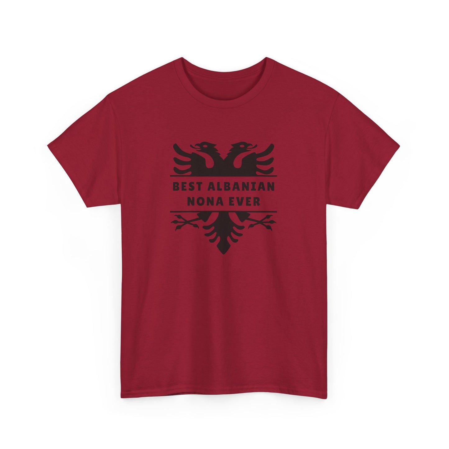 Best Albanian Nona Ever – Heavy Cotton T-Shirt Respect, Love & Legacy | Cultural Family Pride | Everyday Comfort with Meaning