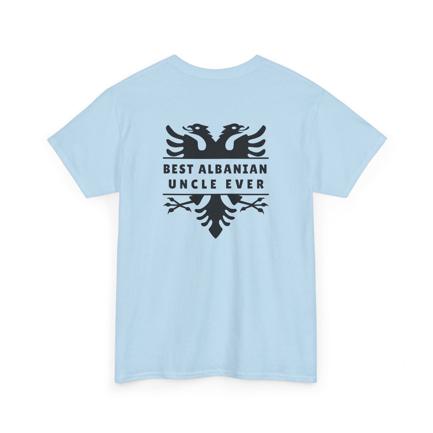 Best Albanian Uncle Ever – Heavy Cotton T-Shirt Family Hero | Proud Albanian | Everyday Comfort