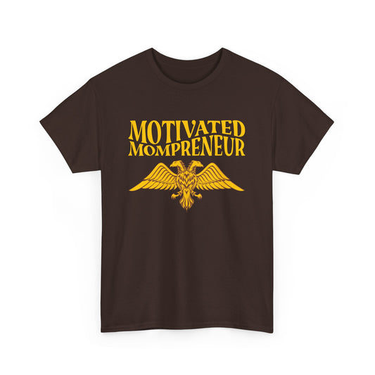 Motivated Mompreneur Tee – Unisex Heavy Cotton Shirt for Empowered Women on a Mission