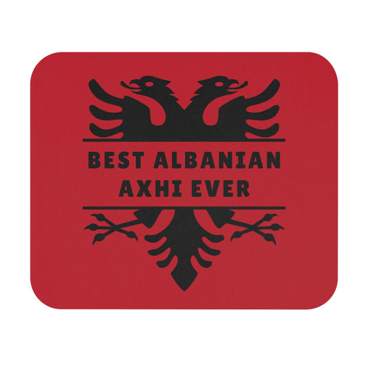 Best Albanian Axhi Ever – Mouse Pad 9"x8" Albanian Eagle Design | Cultural Gift for Uncles, Home Office Accessory