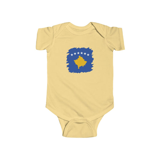 Kosovo Flag Infant Bodysuit – Soft, Adorable & Proud Baby Wear for Everyday Comfort