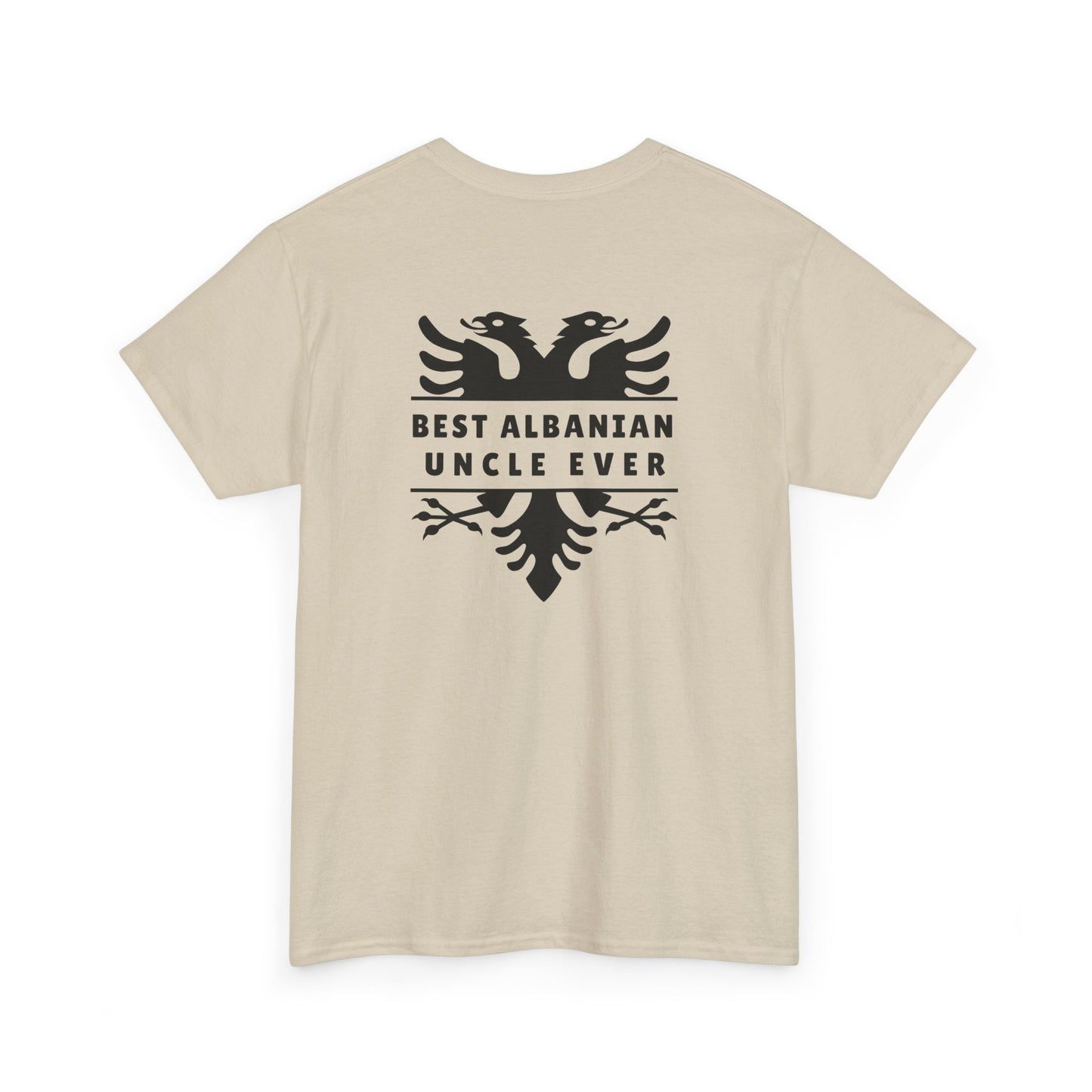Best Albanian Uncle Ever – Heavy Cotton T-Shirt Family Hero | Proud Albanian | Everyday Comfort