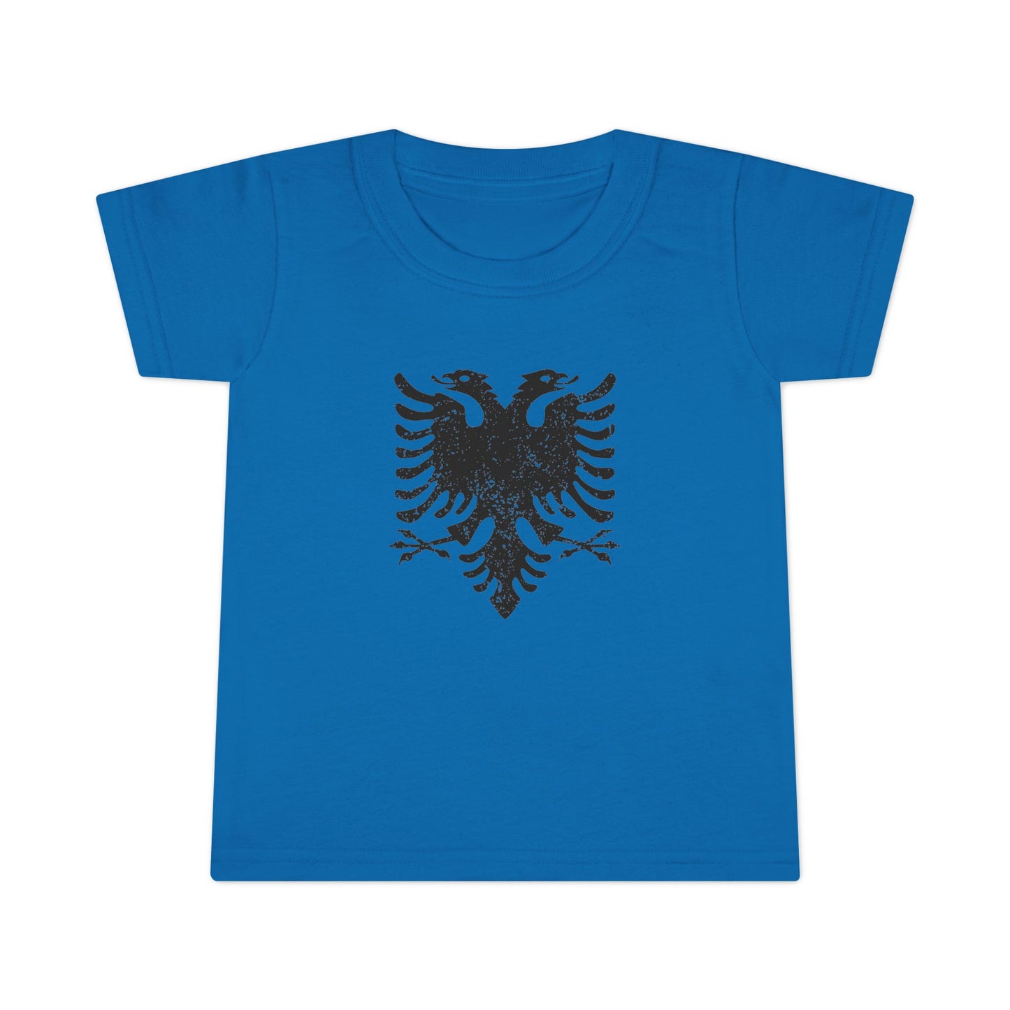 Toddler Black Eagle T-Shirt – Albanian Heritage Tee | Soft Cotton Graphic Shirt for Proud Little Ones