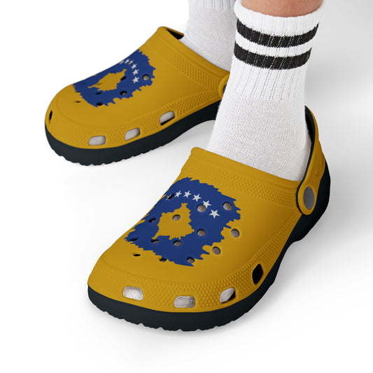 Kosovo Flag Kid’s EVA Foam Clogs – Fun & Lightweight Footwear for Summer Adventures