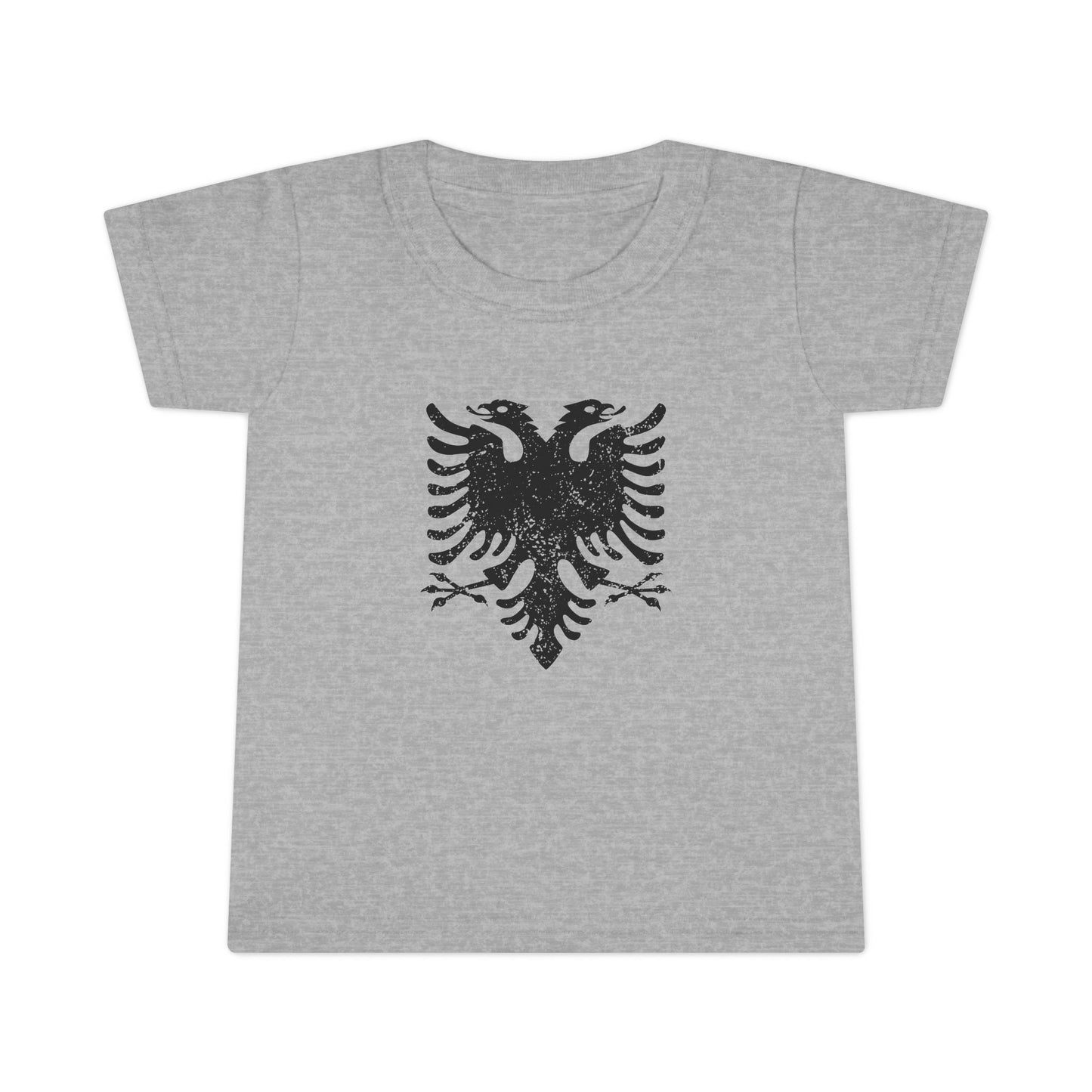 Toddler Black Eagle T-Shirt – Albanian Heritage Tee | Soft Cotton Graphic Shirt for Proud Little Ones