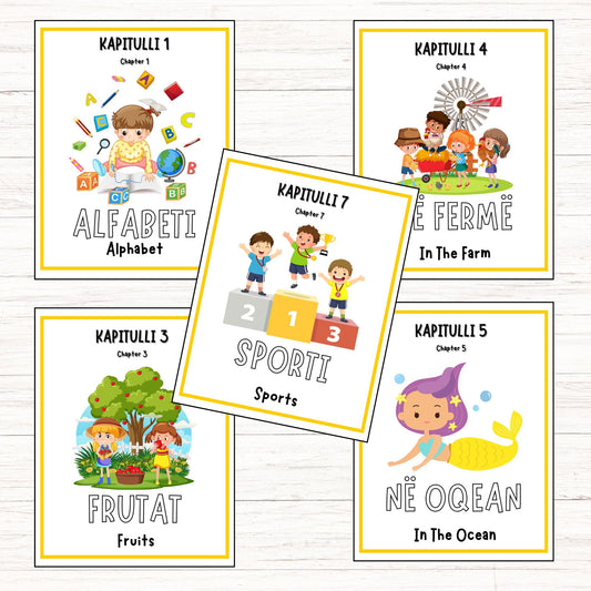My First Albanian Vocabulary Activity Book I PRITNABLE DIGITAL DOWNLOAD I 180 PAGES