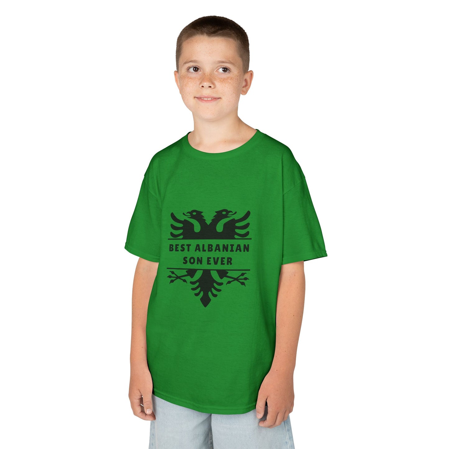 Best Albanian Son Ever – Kids Tee Youth Pride Shirt | Albanian Heritage Gift | Family Reunion Favorite