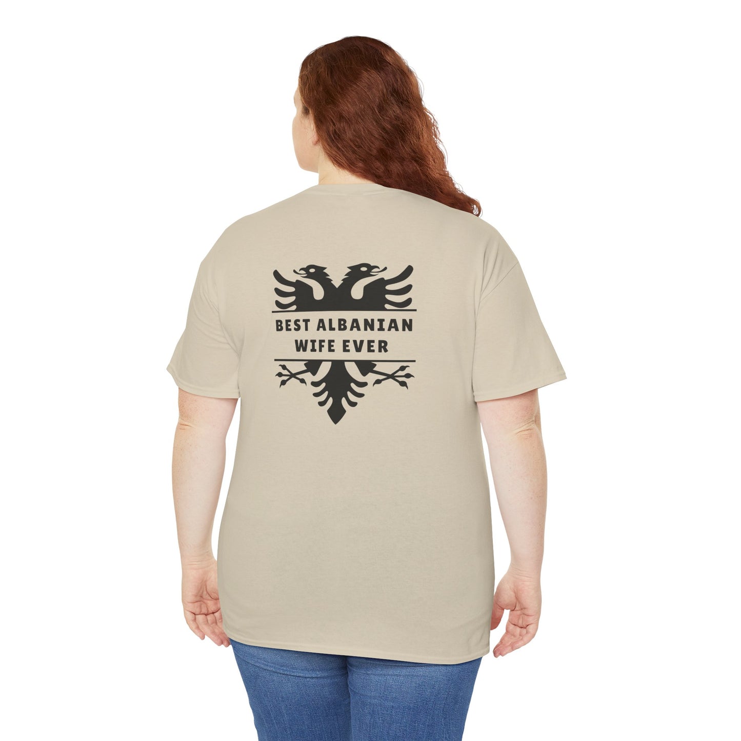 Best Albanian Wife Ever – Heavy Cotton T-Shirt Bold Love | Cultural Pride | Everyday Comfort