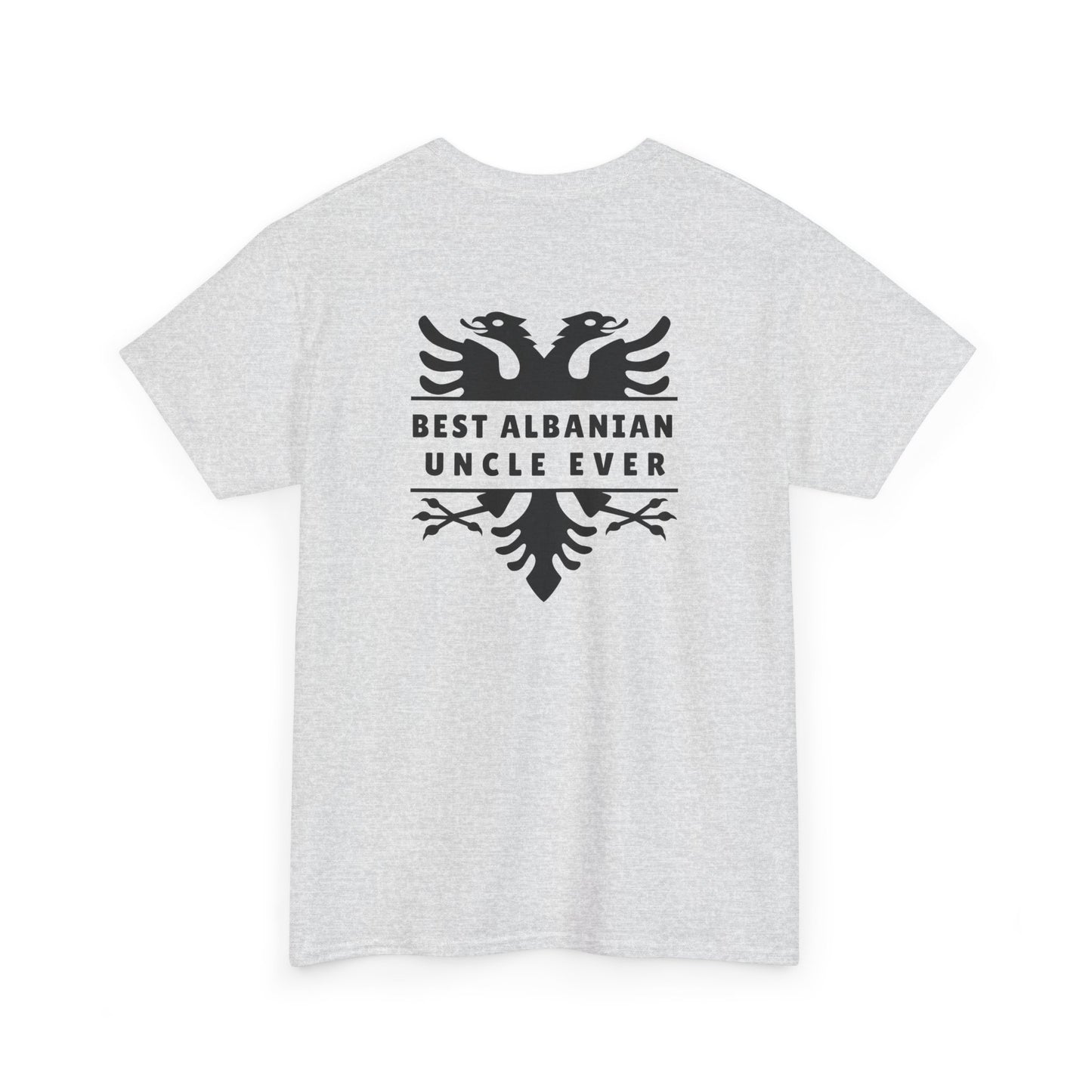 Best Albanian Uncle Ever – Heavy Cotton T-Shirt Family Hero | Proud Albanian | Everyday Comfort