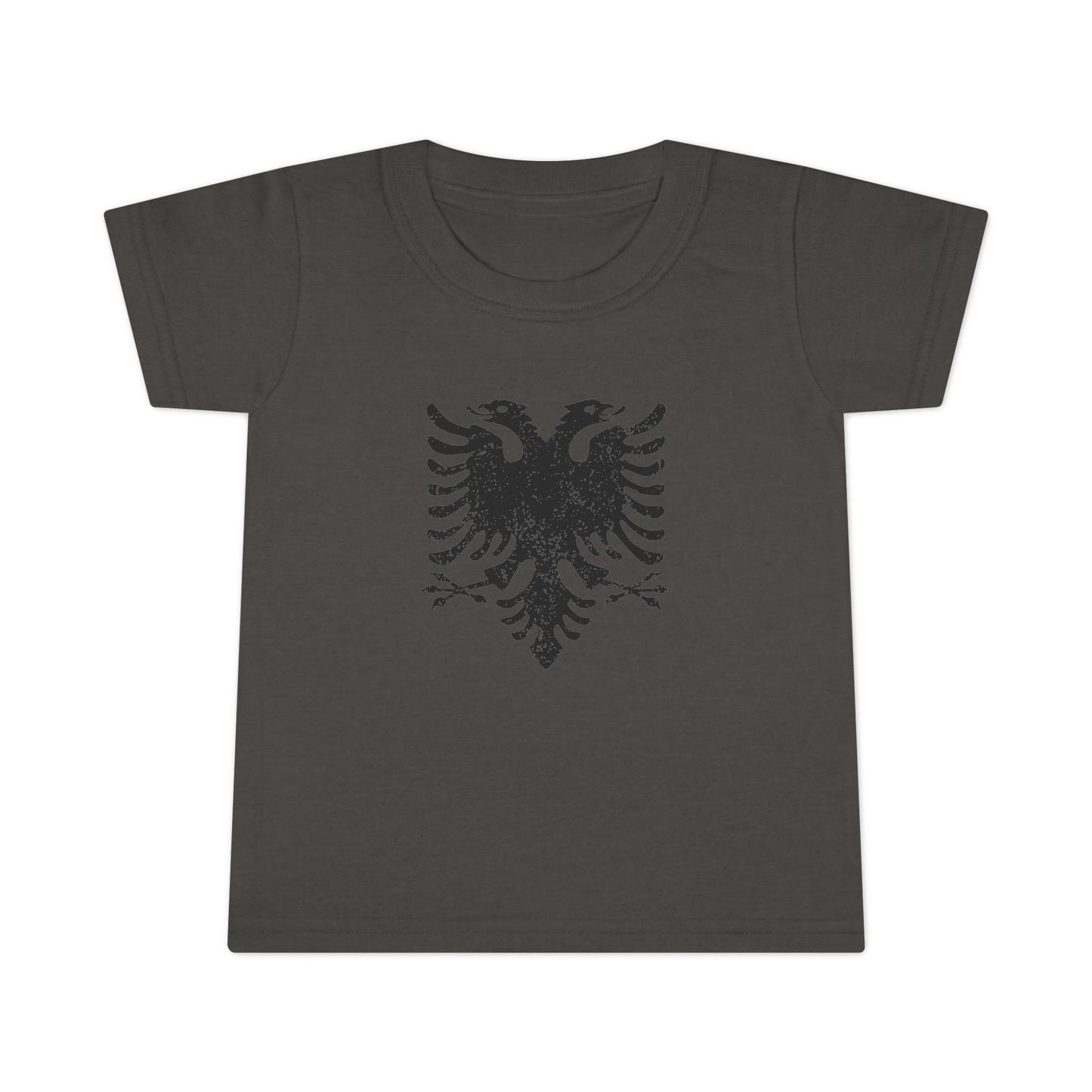 Toddler Black Eagle T-Shirt – Albanian Heritage Tee | Soft Cotton Graphic Shirt for Proud Little Ones