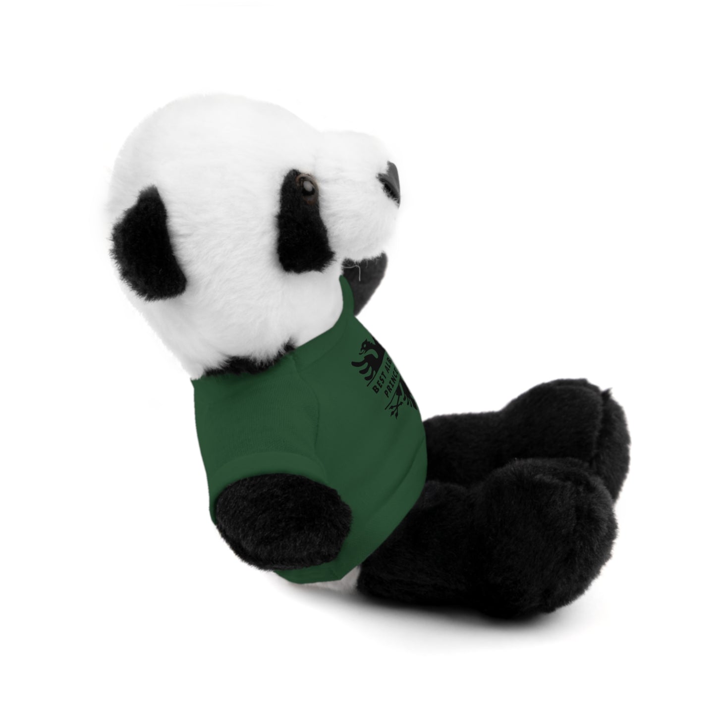 Best Albanian Prince Ever | 8" Plush Panda with Personalized Tee – Soft Stuffed Animal Gift for Kids & Toddlers