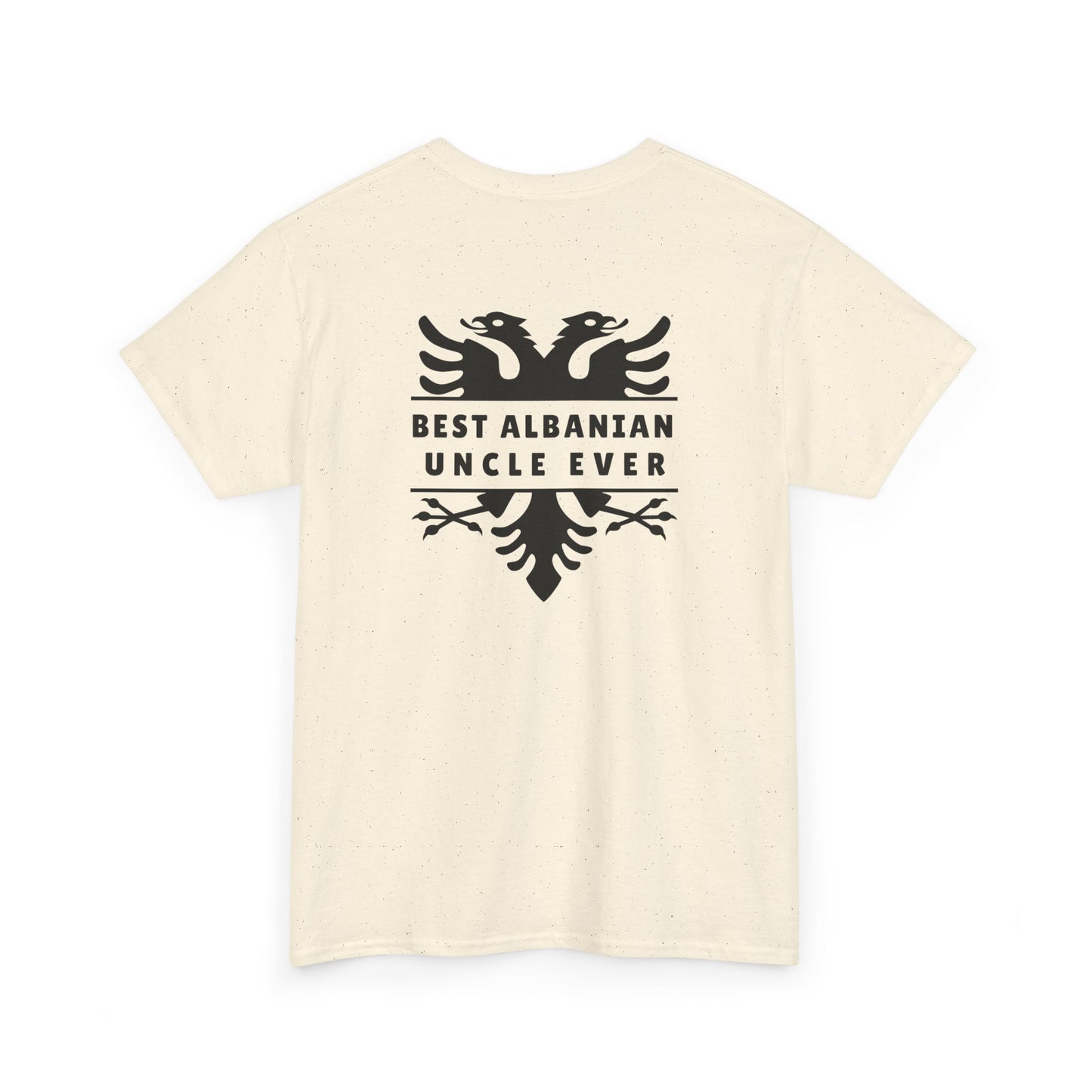 Best Albanian Uncle Ever – Heavy Cotton T-Shirt Family Hero | Proud Albanian | Everyday Comfort