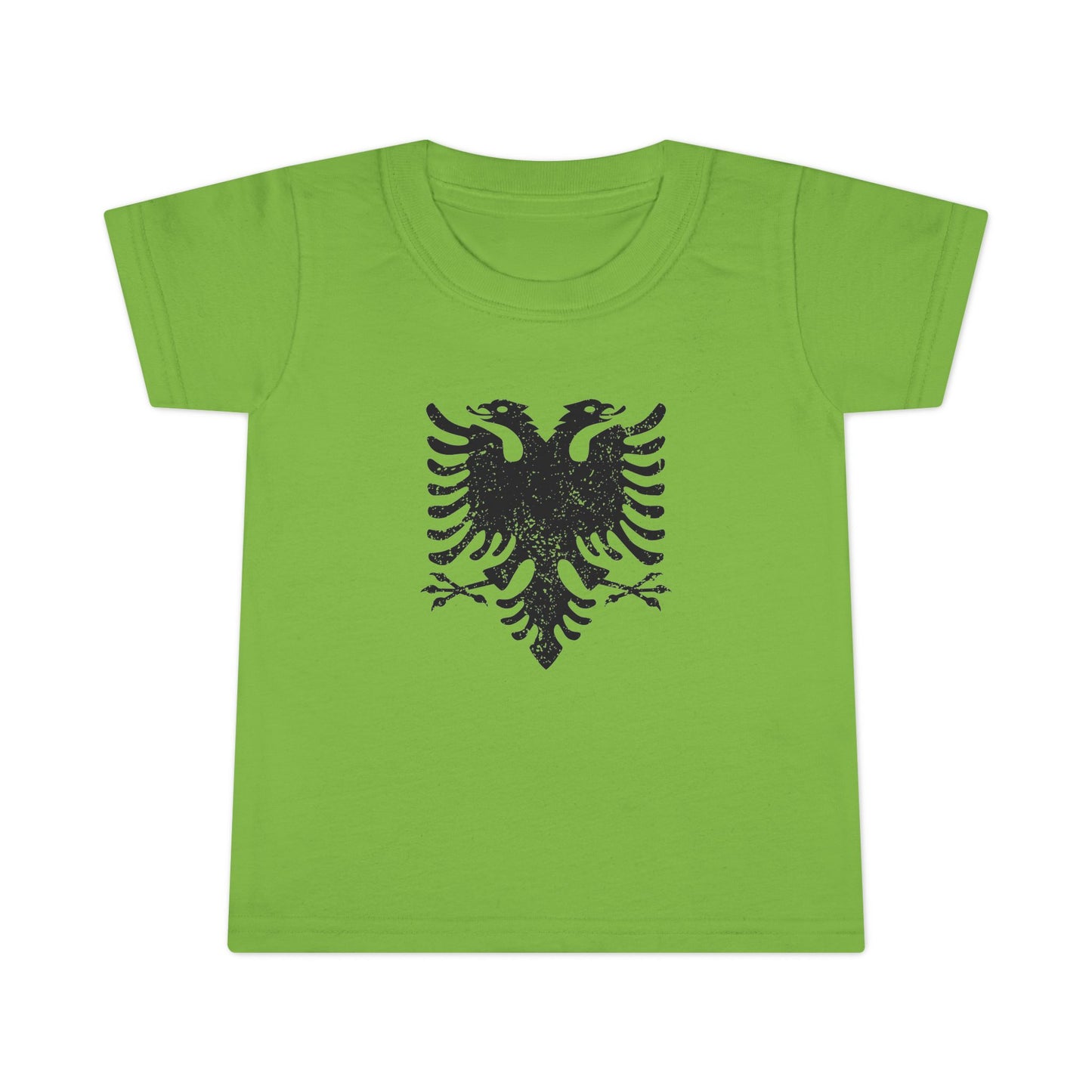Toddler Black Eagle T-Shirt – Albanian Heritage Tee | Soft Cotton Graphic Shirt for Proud Little Ones