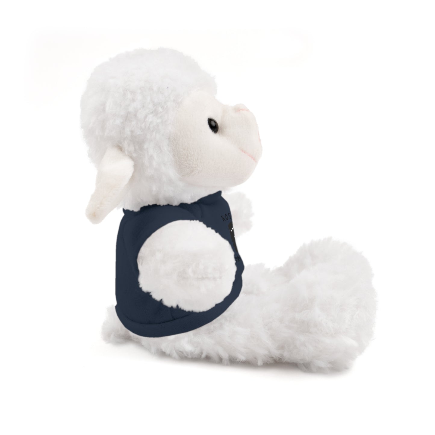Kosovo Princess | 8" Plush Sheep with Personalized Tee – Soft & Sweet Gift for Kids & Toddlers
