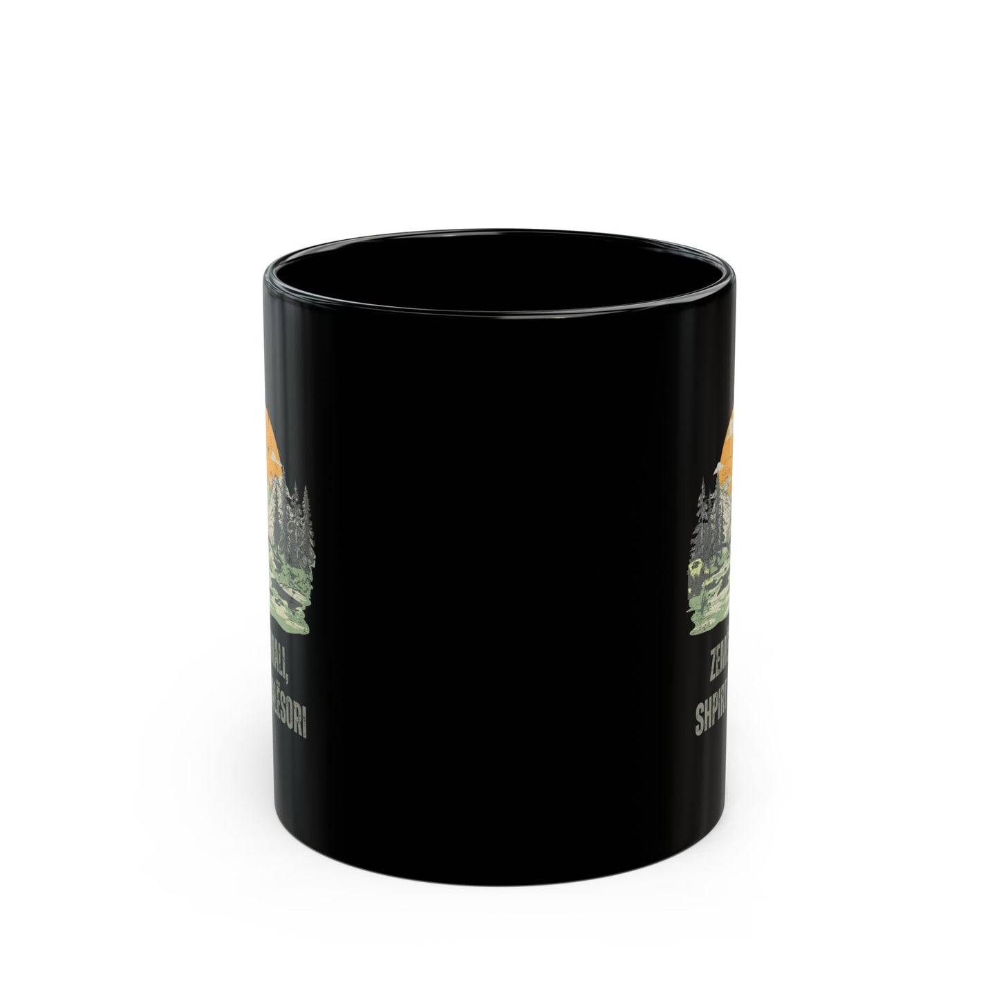 Zemër Mali, Shpirt Malësori – Black Distressed Mug | Mountain Heart, Highlander Soul | 11oz Albanian Pride Cup