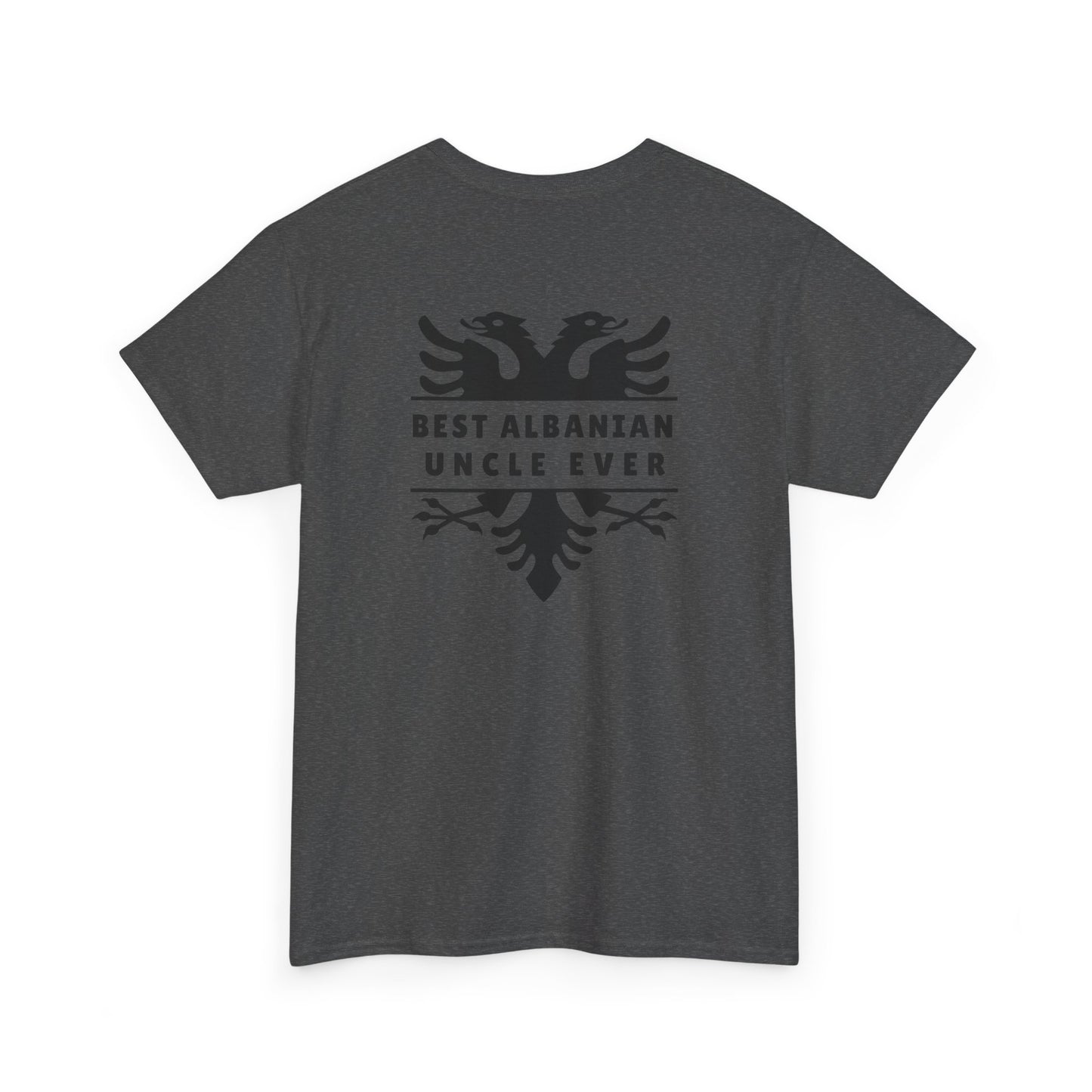 Best Albanian Uncle Ever – Heavy Cotton T-Shirt Family Hero | Proud Albanian | Everyday Comfort