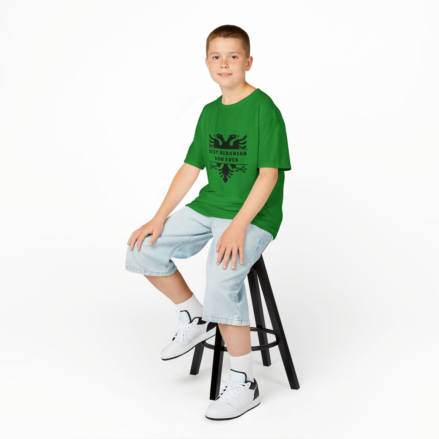 Best Albanian Son Ever – Kids Tee Youth Pride Shirt | Albanian Heritage Gift | Family Reunion Favorite