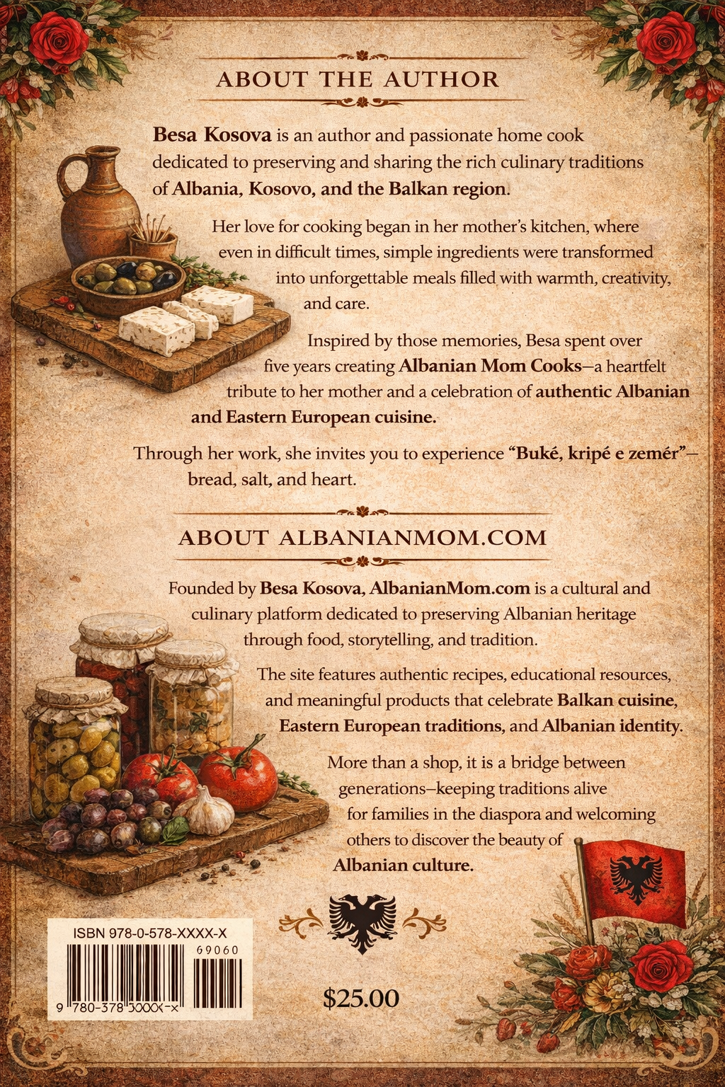 Albanian Mom Cooks Cookbook  101+ Best & Easy Albanian Recipes with Cooking Tips & Kitchen Hints