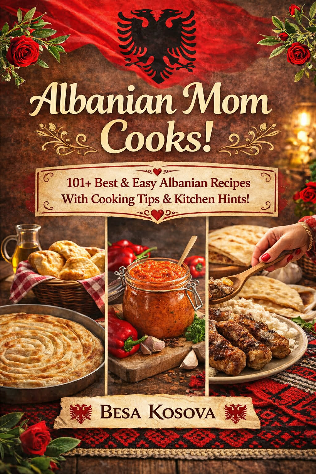 Albanian Mom Cooks Cookbook  101+ Best & Easy Albanian Recipes with Cooking Tips & Kitchen Hints